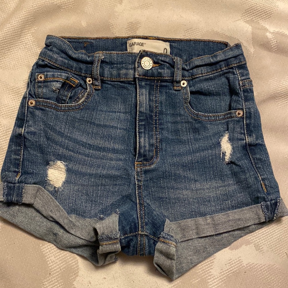 Garage denim shorts